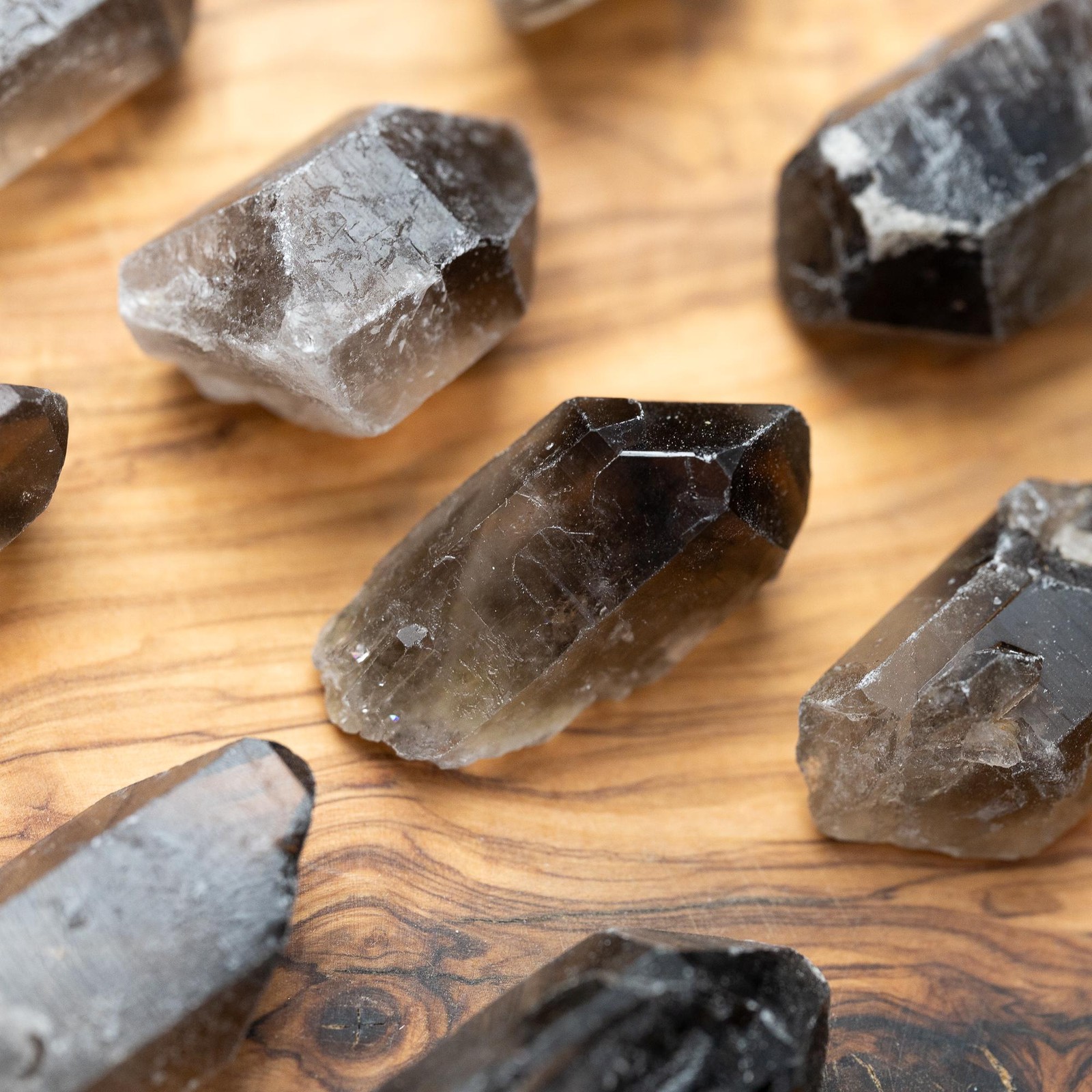 Smoky Quartz Point Natural Smoky Quartz Crystal Rough Specimen Gift Decor