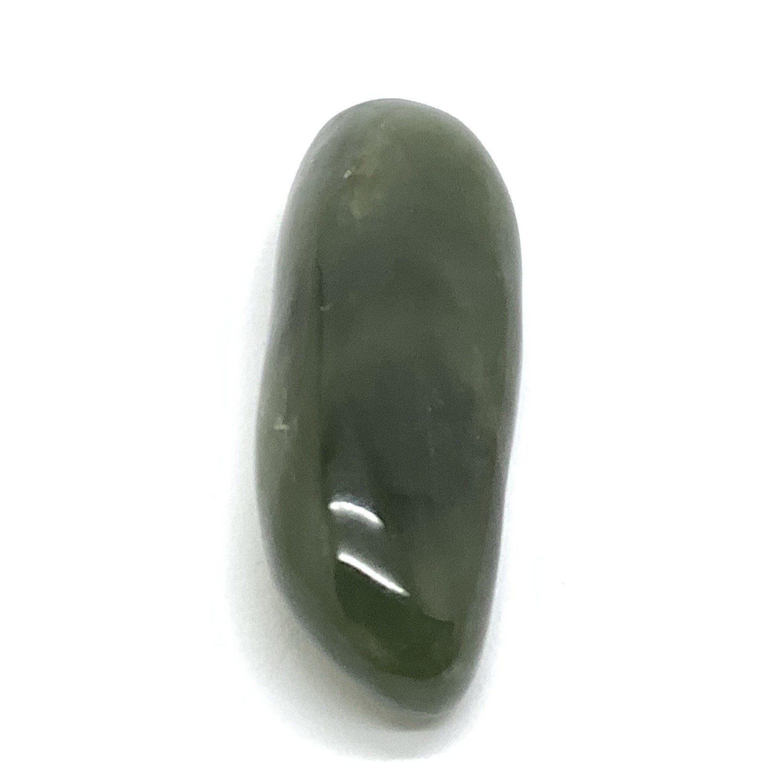 Siberian Jade Pebble Green Nephrite Jade Stone Specimen Siberia 8g