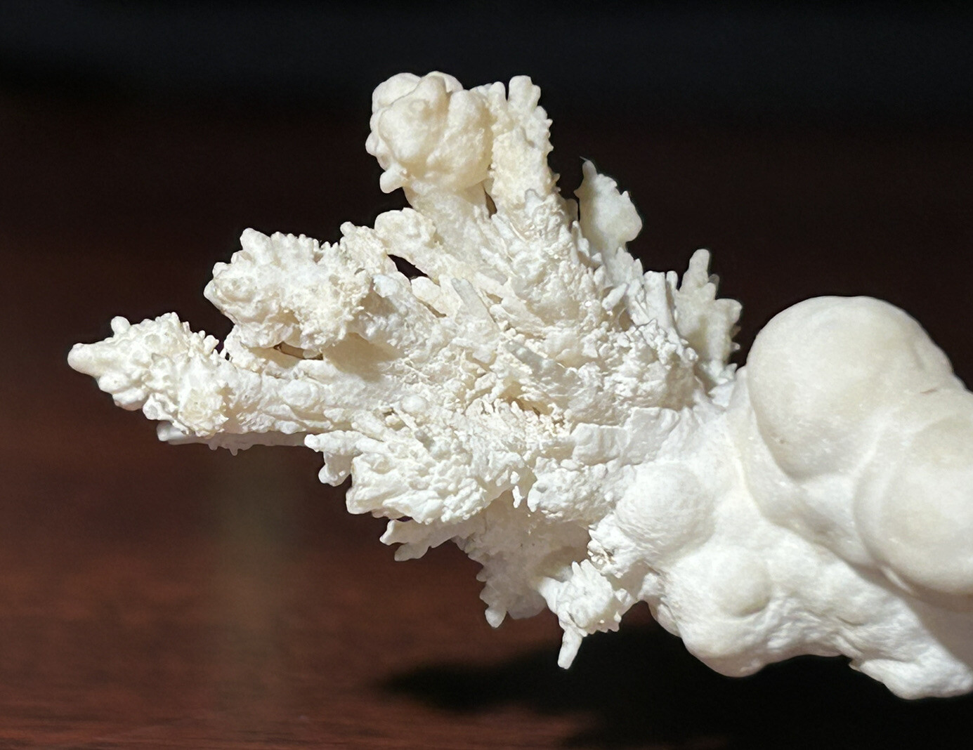 ARAGONITE on CALCITE – Stevenson-Bennett Mine, Doña Ana County, New Mexico