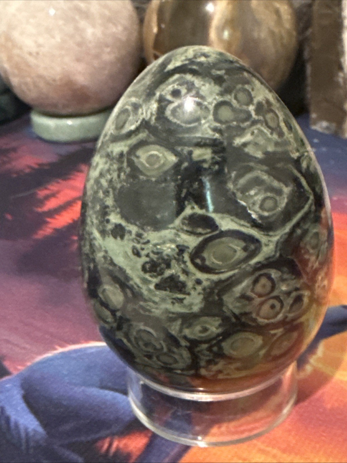 Natural Kambaba Jasper Egg (No Stand)