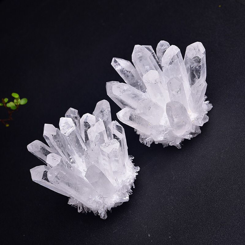 200-300g Natural Clear Quartz Cluster Crystal Point Gemstone Geode Specimen Gift