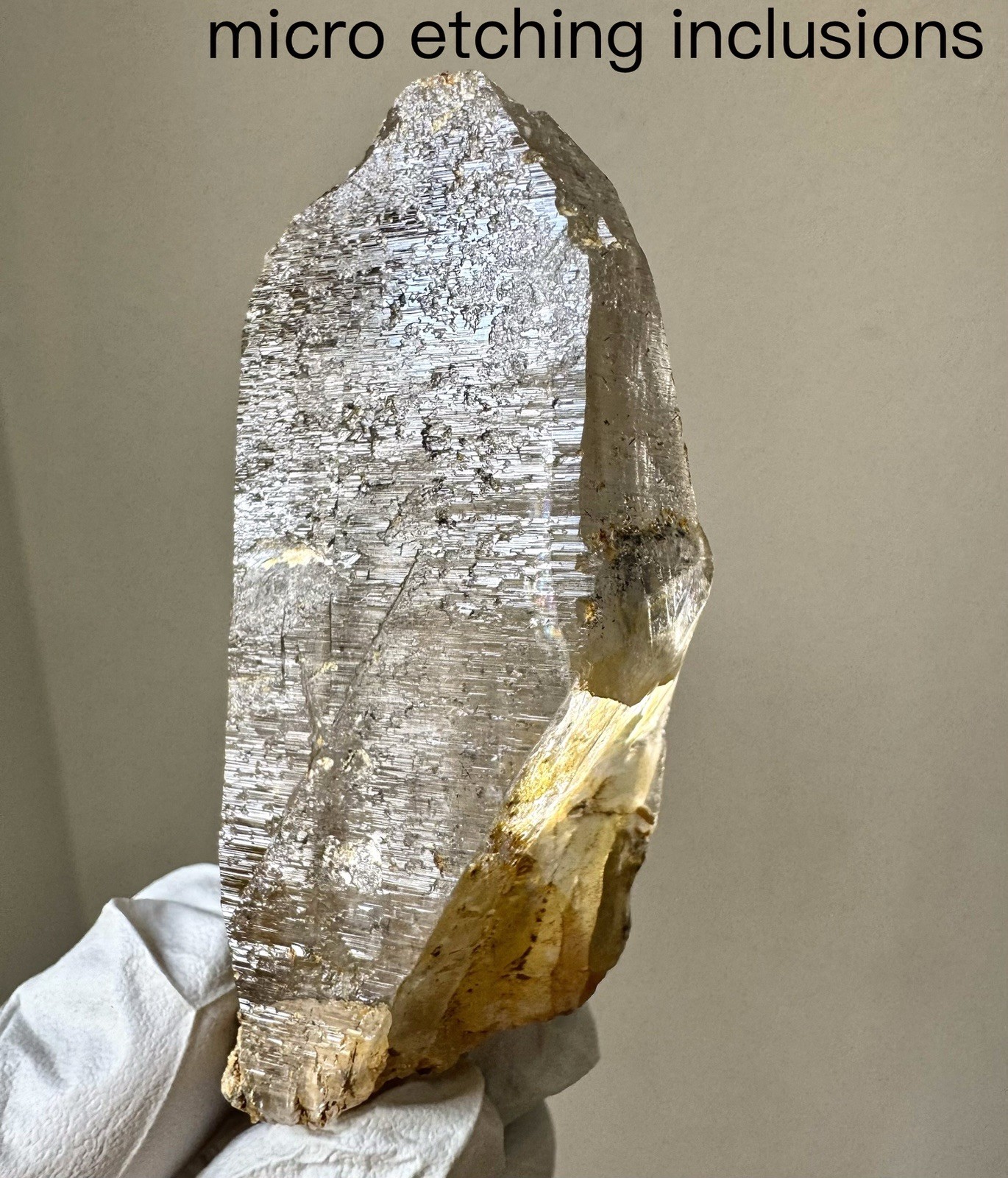 “Golden Comet” Ganesh Himalayan Quartz Secondary Growth Iron Oxide Nepal Crystal