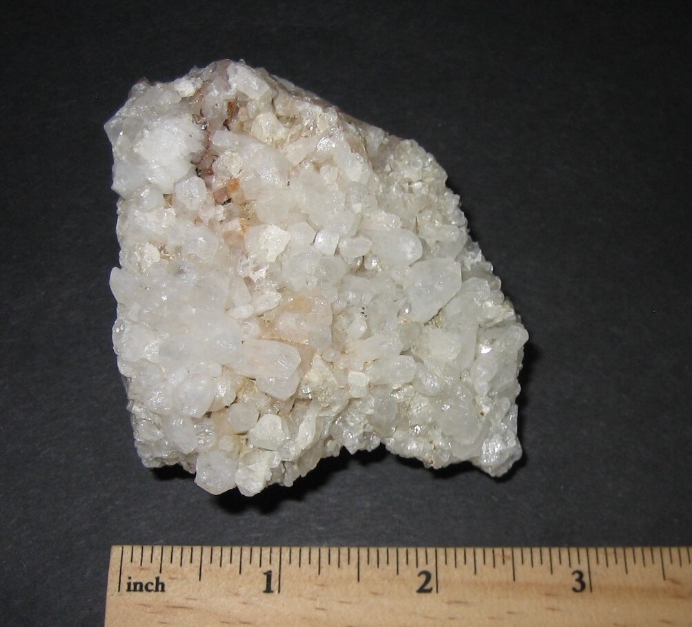 BEAUTIFUL RARE LOCALITY NATURAL 2.5″x 3″ QUARTZ CRYSTAL CLUSTER NH, USA 184g *A1