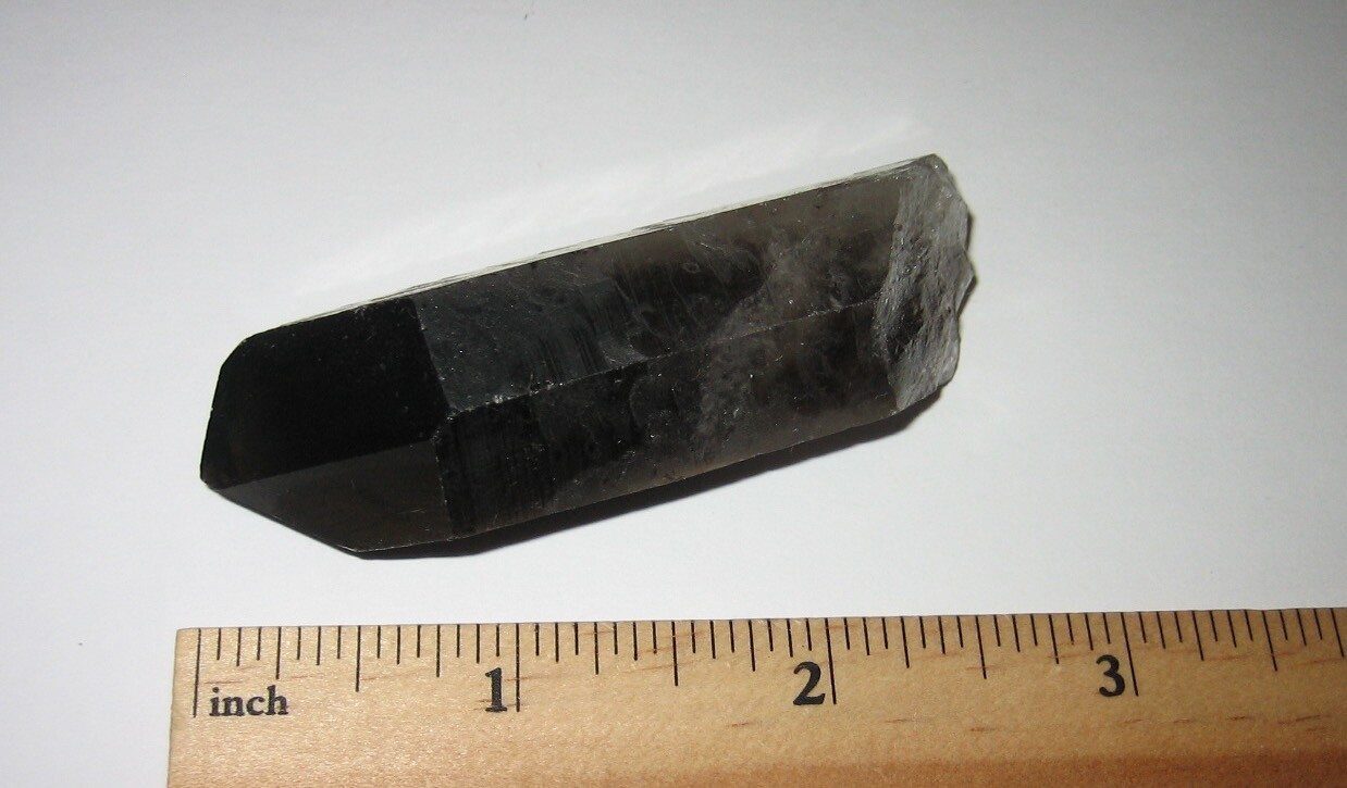 BEAUTIFUL NATURAL 2.7″ x 1″ SMOKY QUARTZ CRYSTAL MINERAL POINT ~ 51.6grams *1