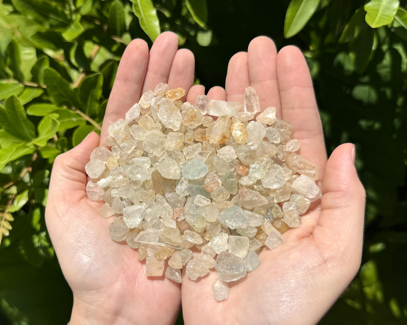 1/4 lb Bulk Lot Natural Rough Topaz Crystals (Raw Yellow Healing Gemstones 4 oz)