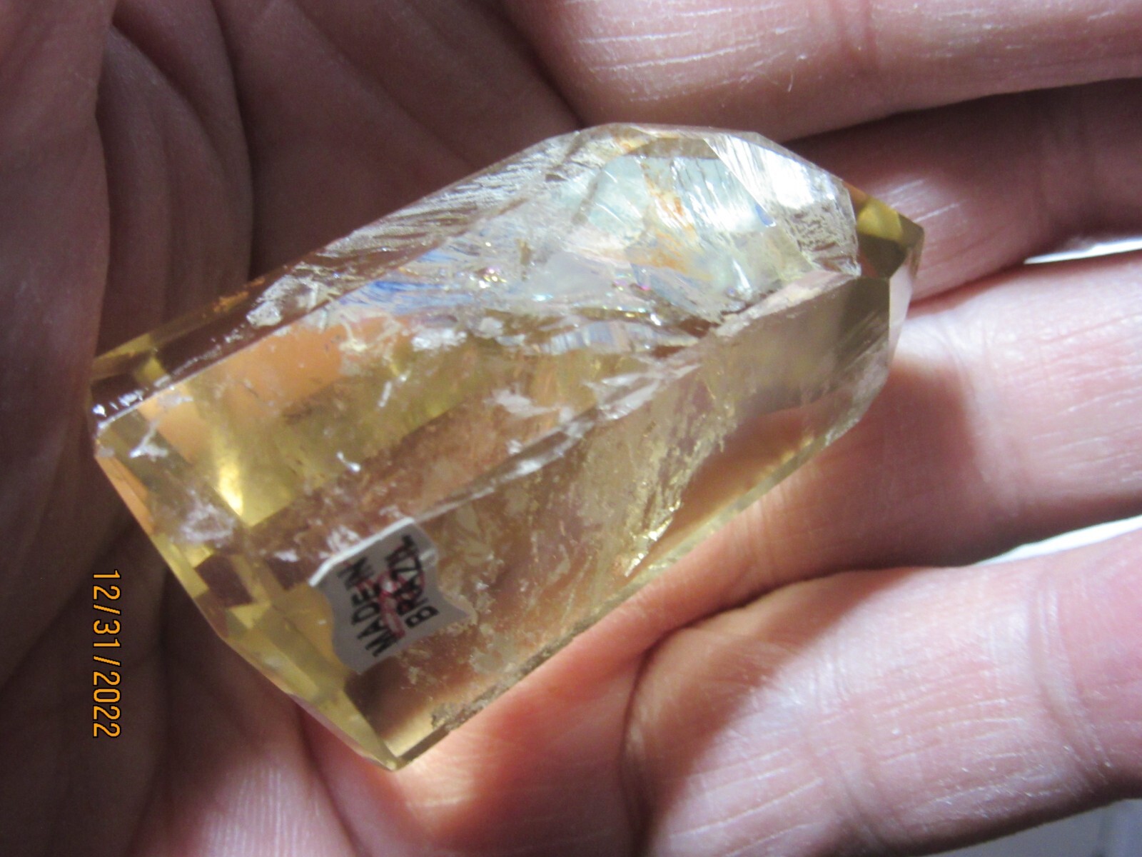 AAA Brazilian Smoky Quartz Cut Polished 1 7/8″ Point Collectible Reiki BSQCP-4