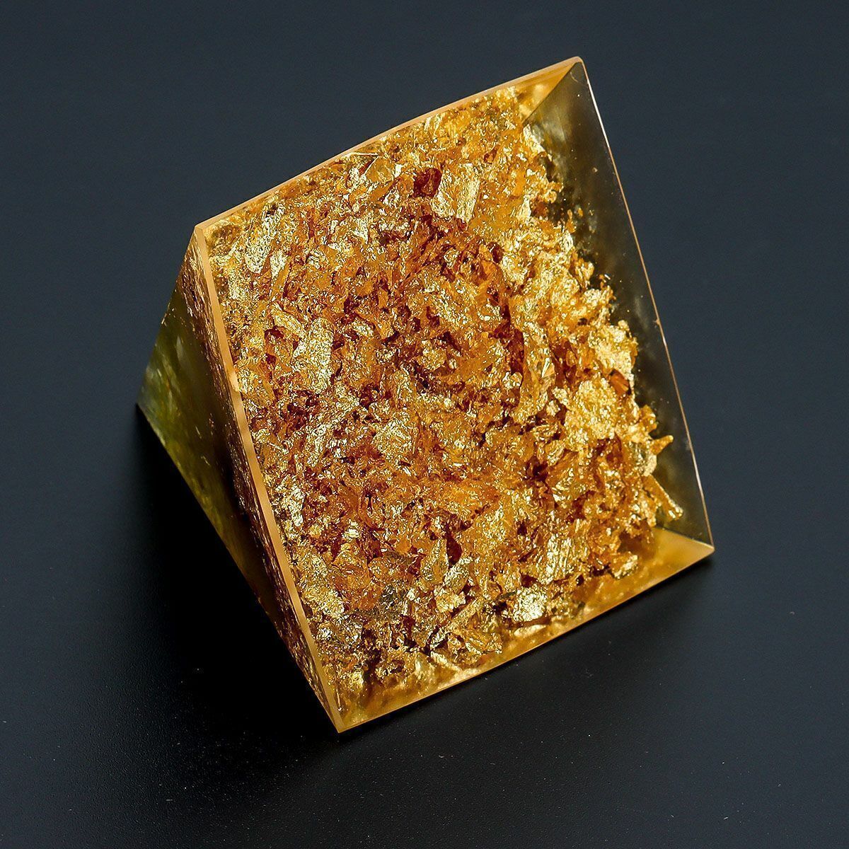 Orgone Pyramid Energy Generator Emf Protection Healing Meditation Orgonite Stone