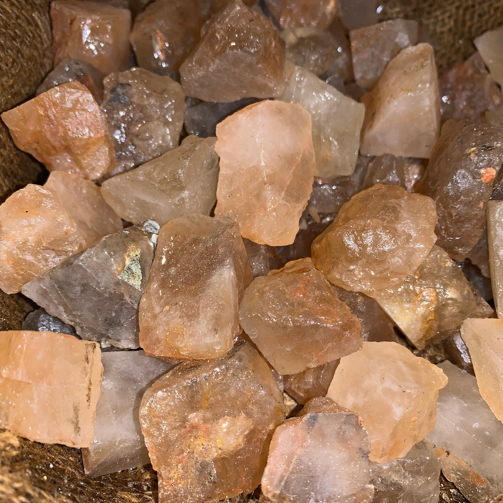 2000 Carat Lots of Citrine Topaz Rough – Plus a FREE Faceted Gemstone