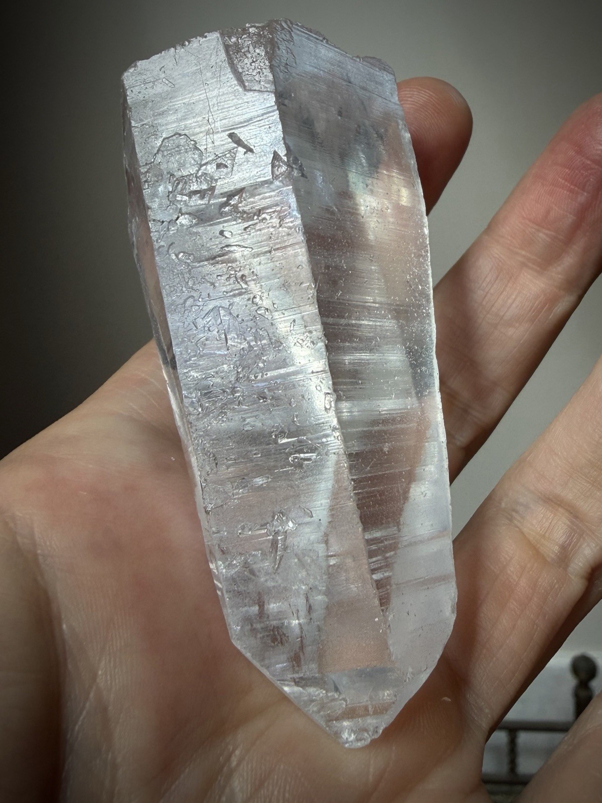 Lemurian Quartz Crystal Optical Quartz Self Healed Quartz Brazil Crystal