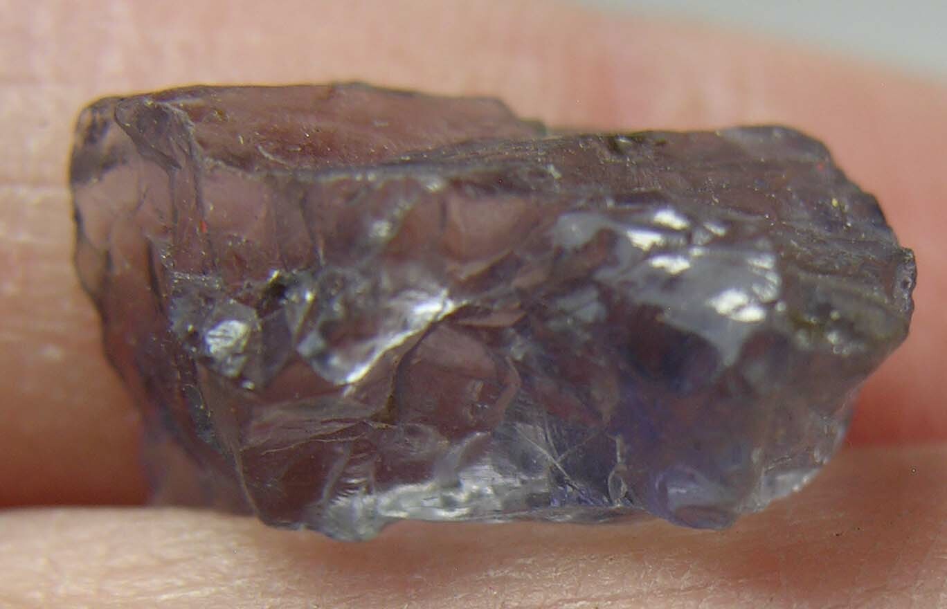 #17 Africa 7.45ct Uncut Rough Blue Pleochroic iolite Specimen 1.45g 16.00mm