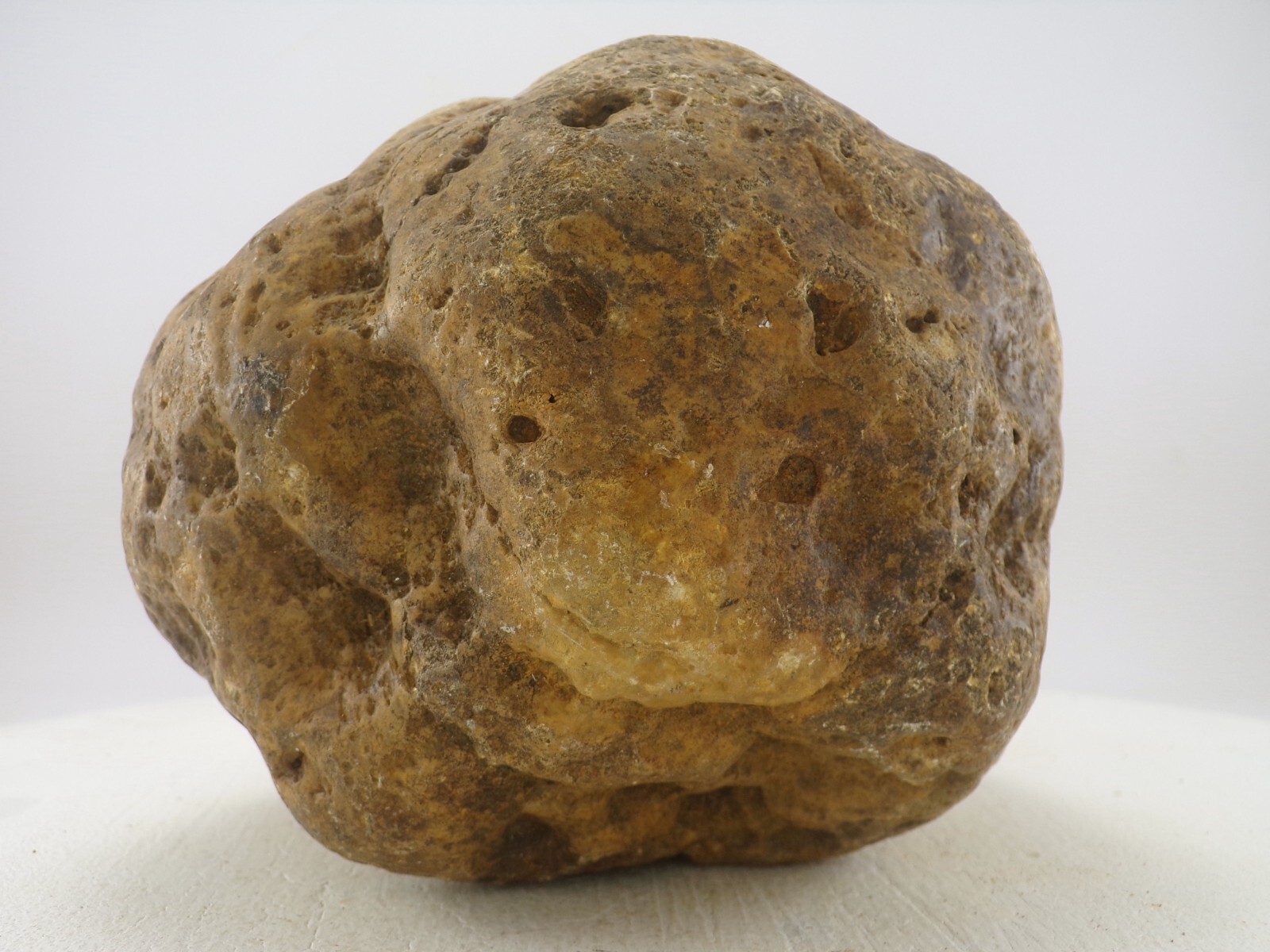 7″ Unopened Geode Nodule 6.4 LB – Natural Uncut Kentucky Quartz Crystal