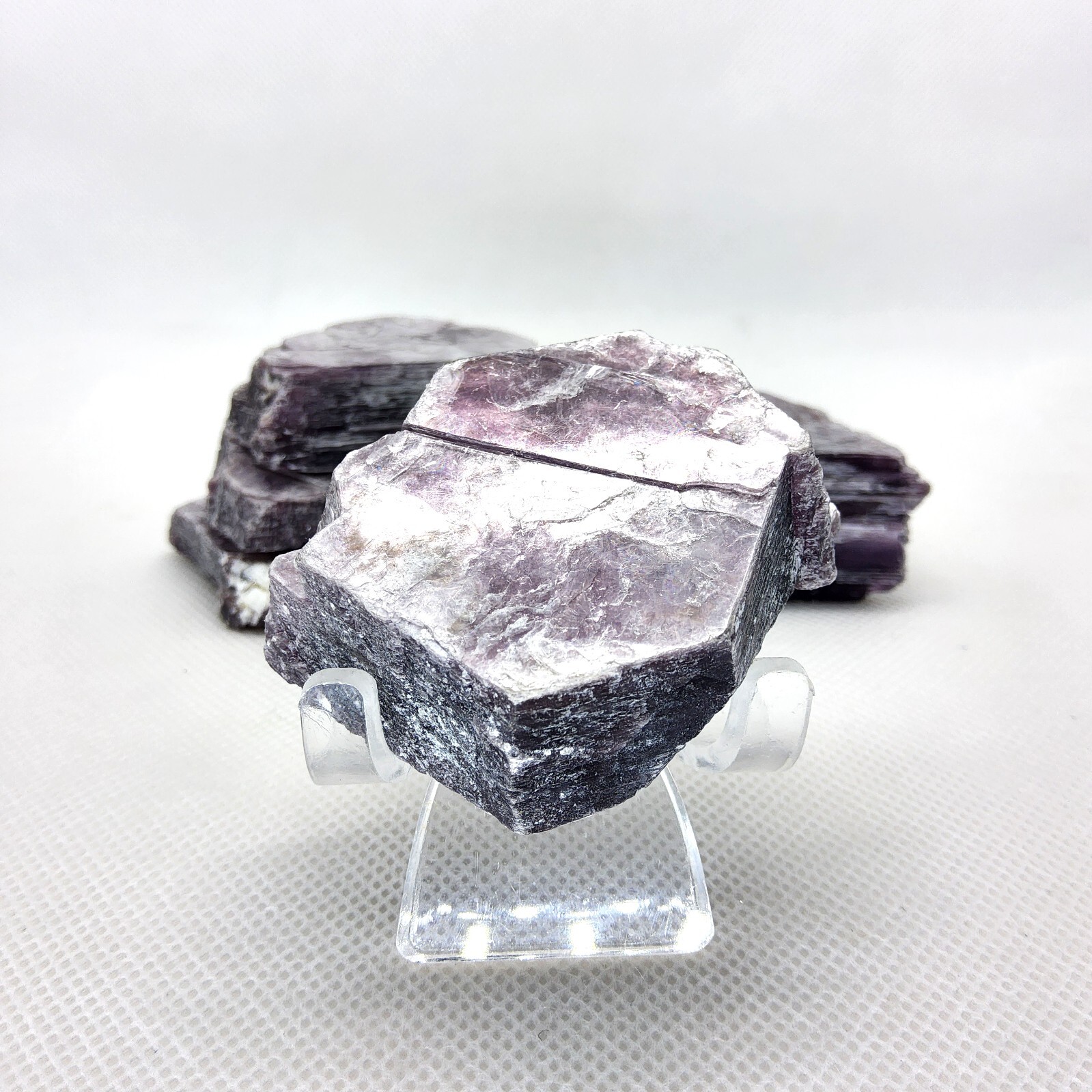 Lepidolite, mica, 5 pieces, lot, specimen, display, mineral, purple, #R-5515