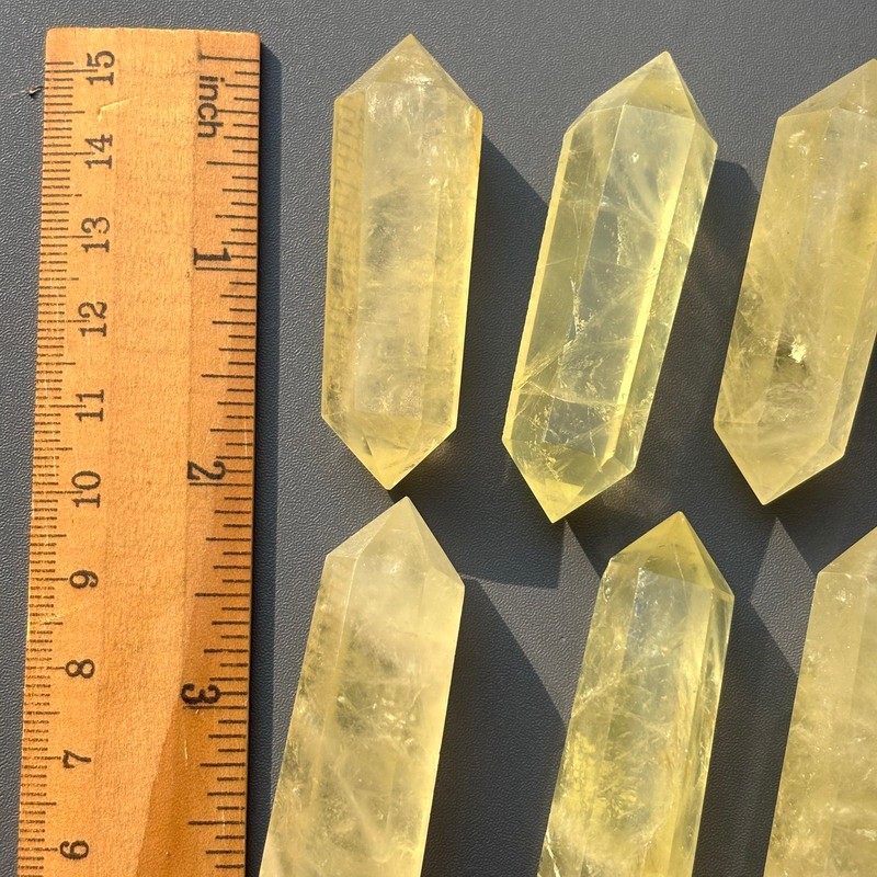 10pcs Stunning Citrine Crystal DT Point Double Terminated Citrine Point Wands