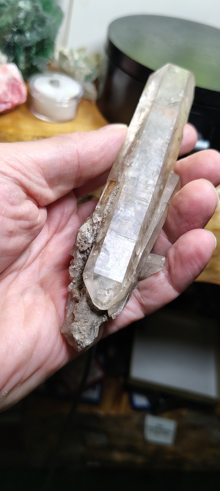 LEMURIAN DOUBLE TERMINATED SCEPTER SMOKEY QUARTZ MINAS GERAIS BRAZIL