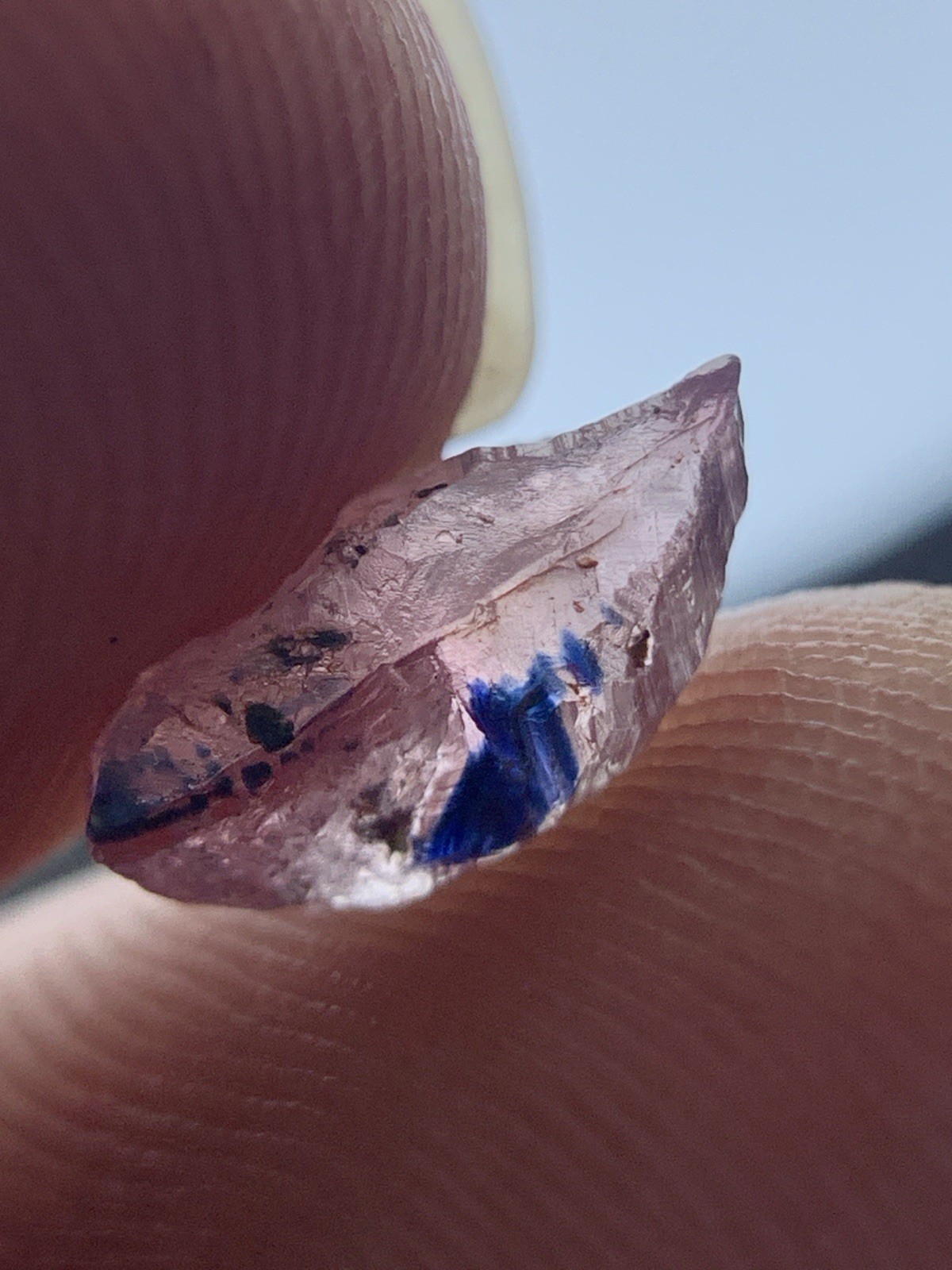 1.46 Crts Extremely Rare Stunning Facet Grade Pink & Blue Winza Sapphire @winza