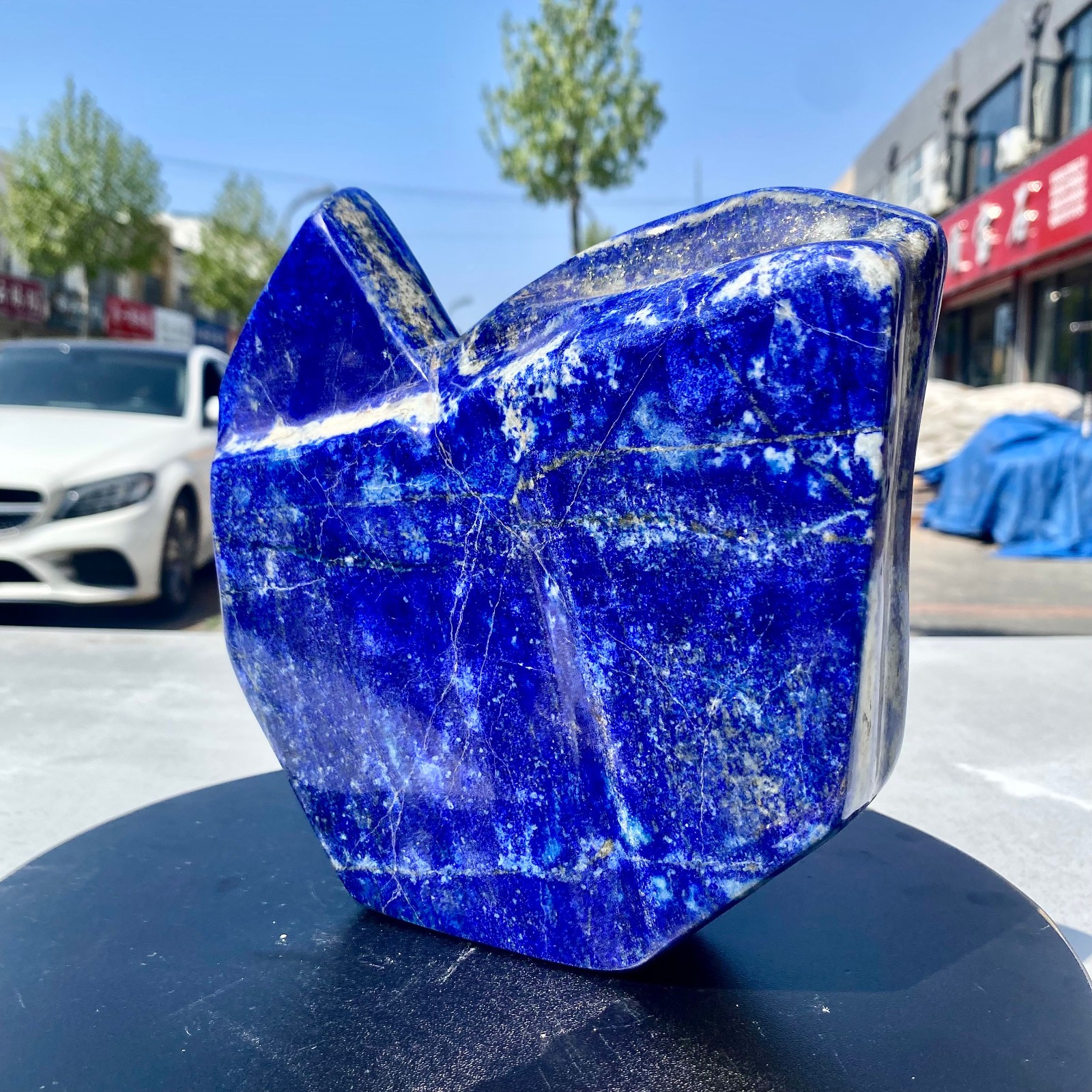 4.85LB Natural Stone Lapis Lazuli Freeform Polished Crystal Mineral Specimen