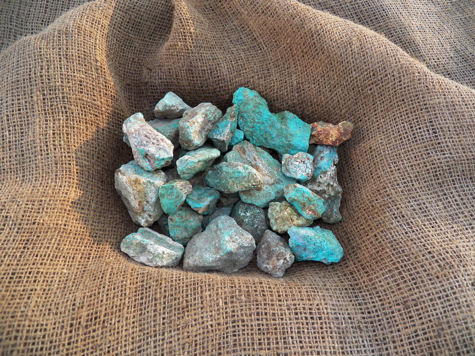 1000 Carat Lots of Natural Turquoise Rough (Not Stabilized) + a Free Gemstone
