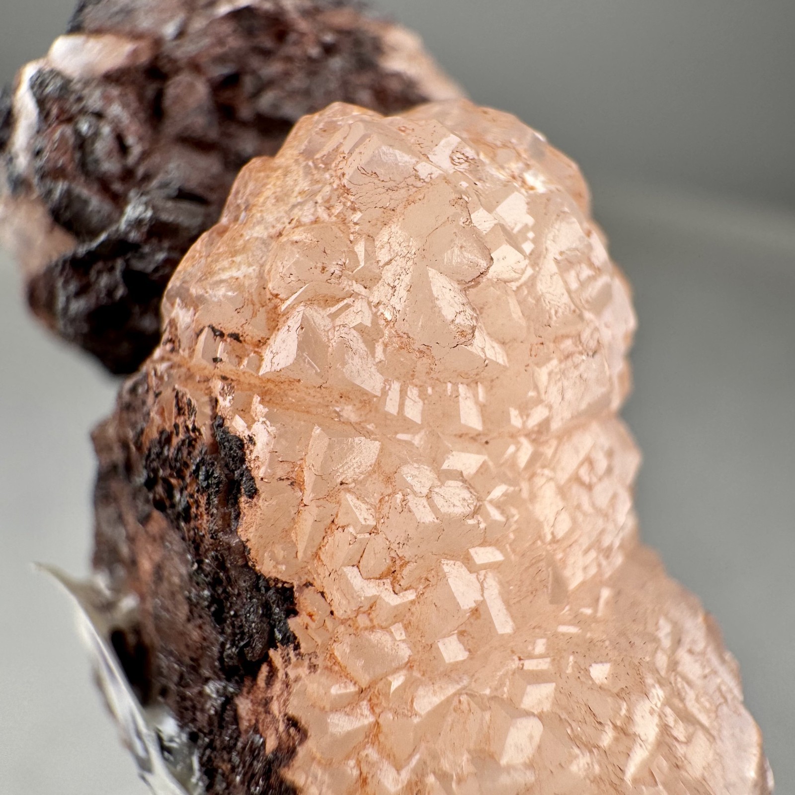 Nice Pink Manganocalcite Xls: Montreal Mine, Gogebic Range, Iron Co., Wisconsin