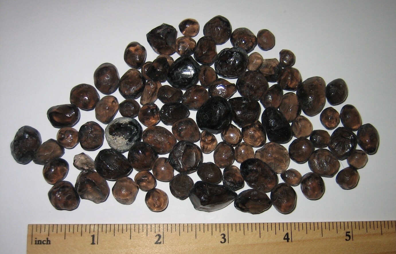 122 TUMBLED POLISHED SMALL NATURAL 0.2″- 0.6″ TIGER EYE STONES ~ 200.4grams *A