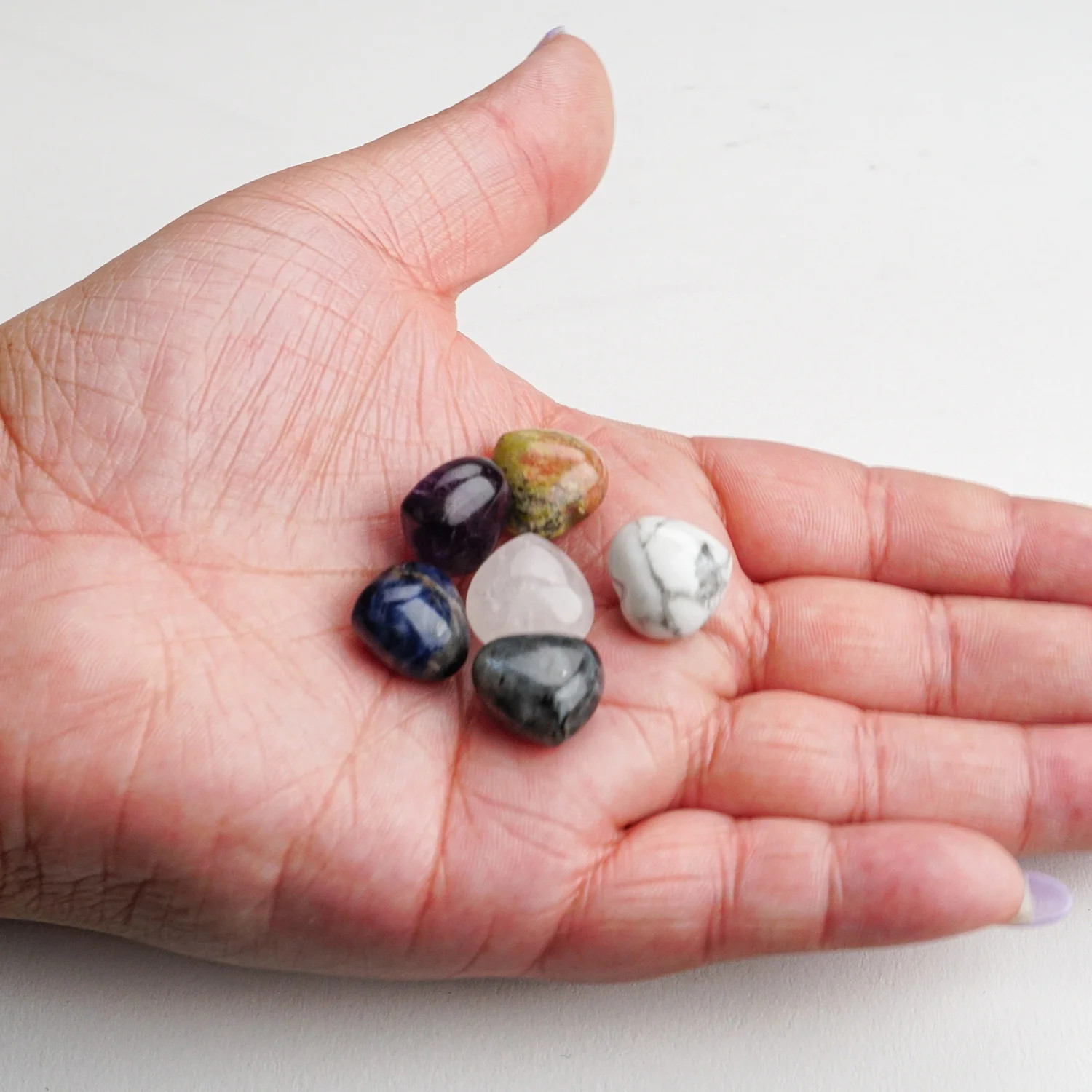 6-Stone Psychic Pouch (Heart)