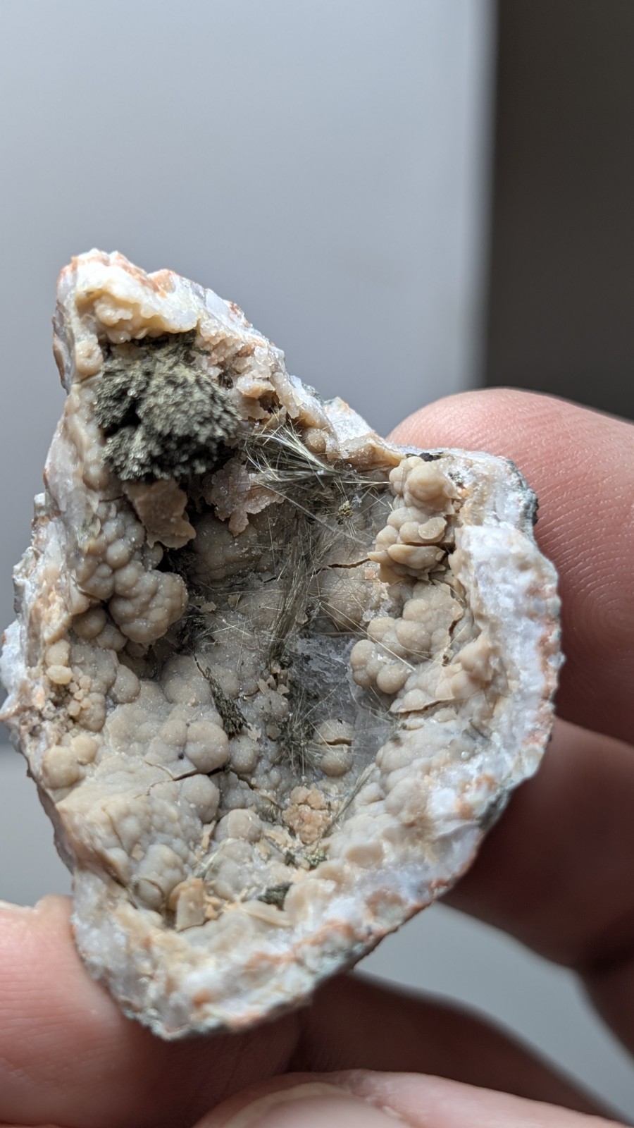 Millerite Geode from Hall’s Gap, Kentucky