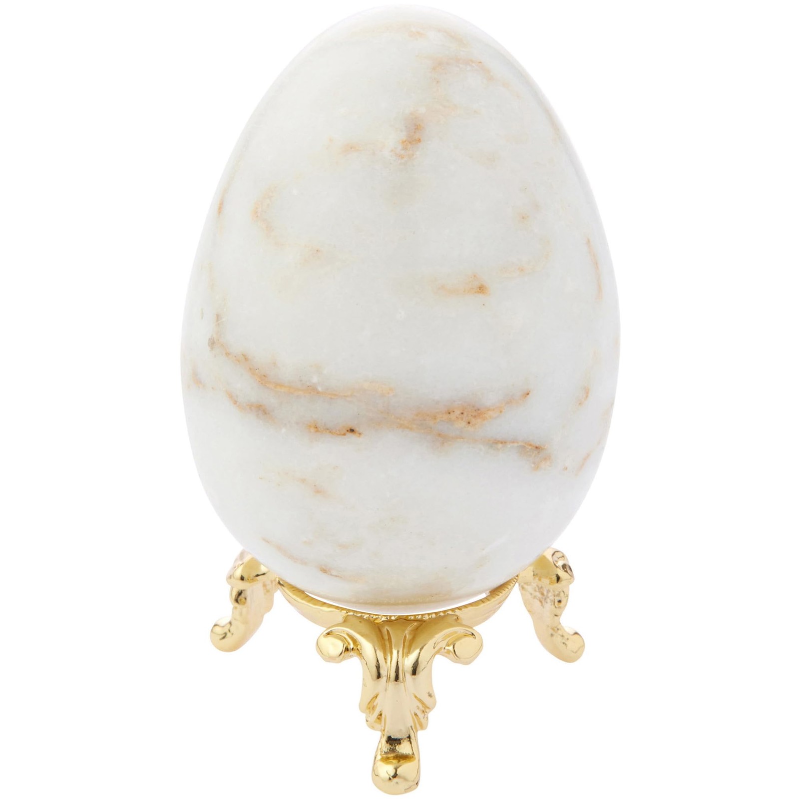 Gold-toned Egg Stand/Holder, Princess Ann, 0.875″ Diameter (Fits Hen Sized Eggs)