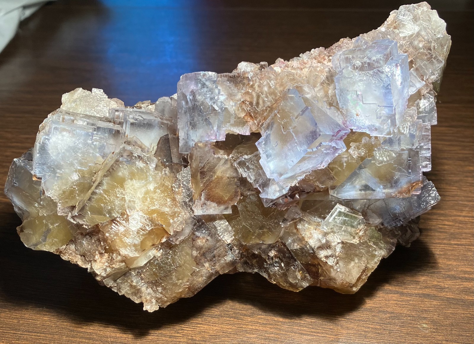 Blue Ice Large Illinois Fluorite Minerva No.1 Mine