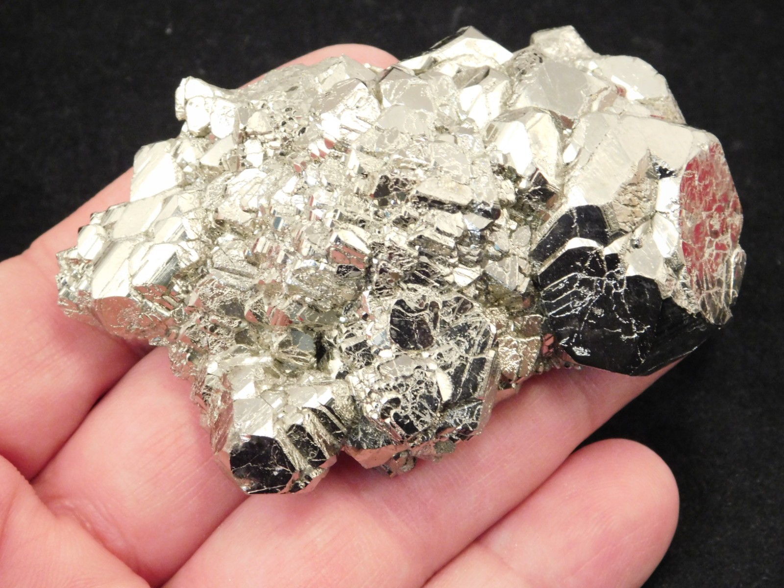 Dodecahedron PYRITE Crystal Cluster 100% Natural Peru 168gr