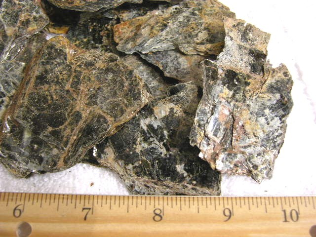 Biotite mica crystal red/tan tabular book form 1 pound lot 3-8 pieces 2-5 inch
