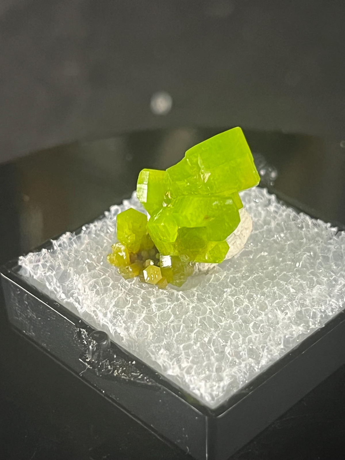 Pyromorphite thumbnail mineral specimen from the Daoping Mine, Guangxi, China