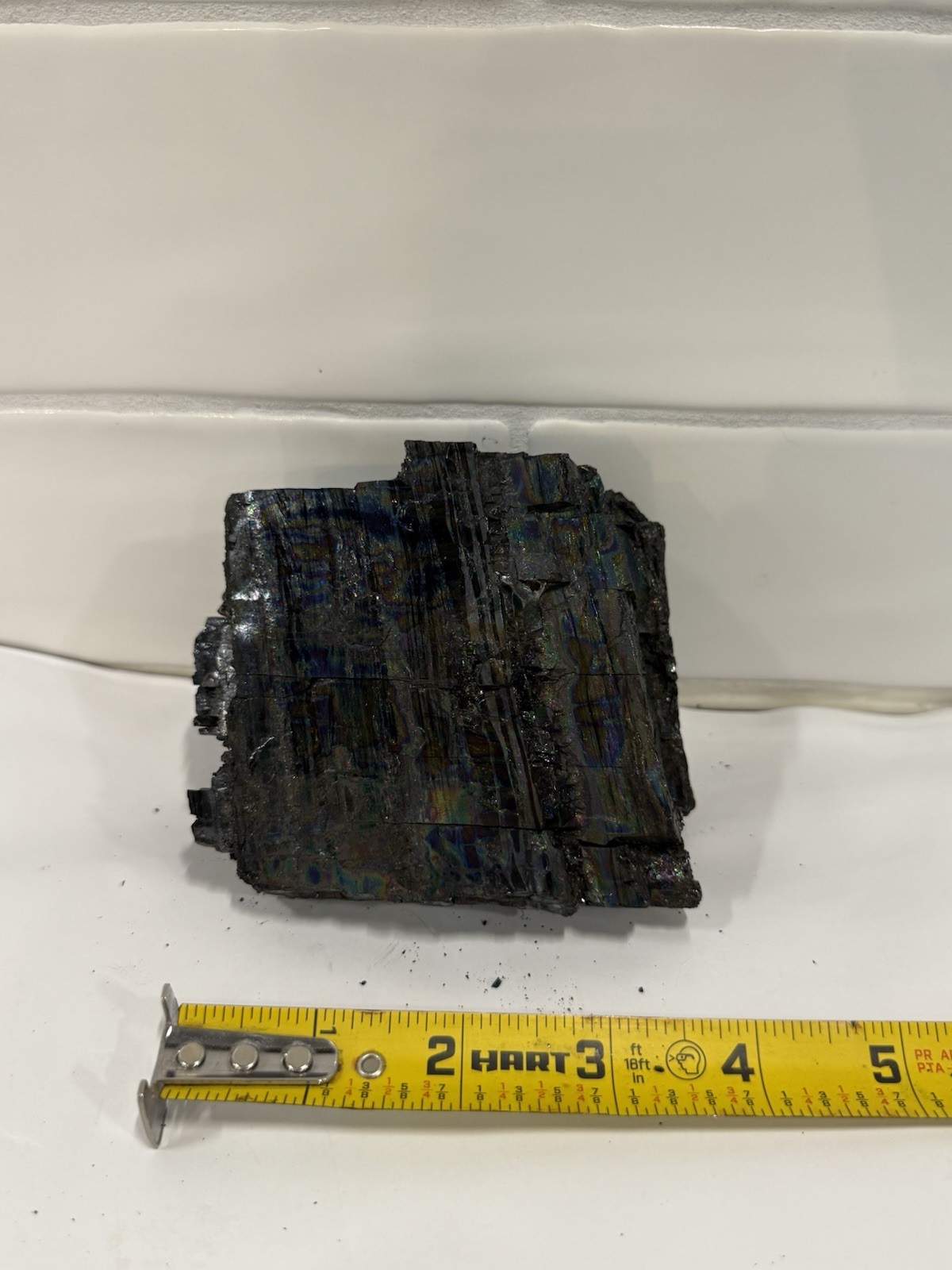 Iridescent Peacock Coal Pennyslvanian Anthracite High Quality No Fade