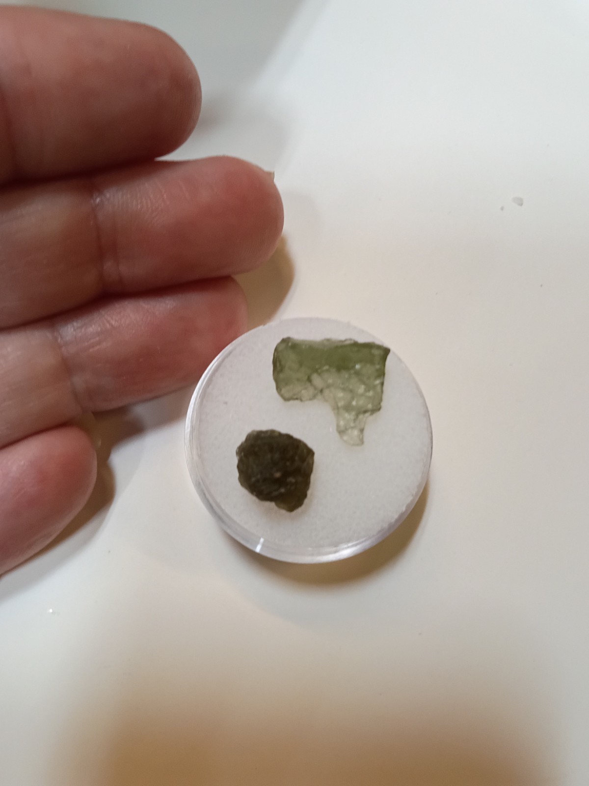 2 Piece Sets Moldavite Genuine Czech. Ships From Arizona