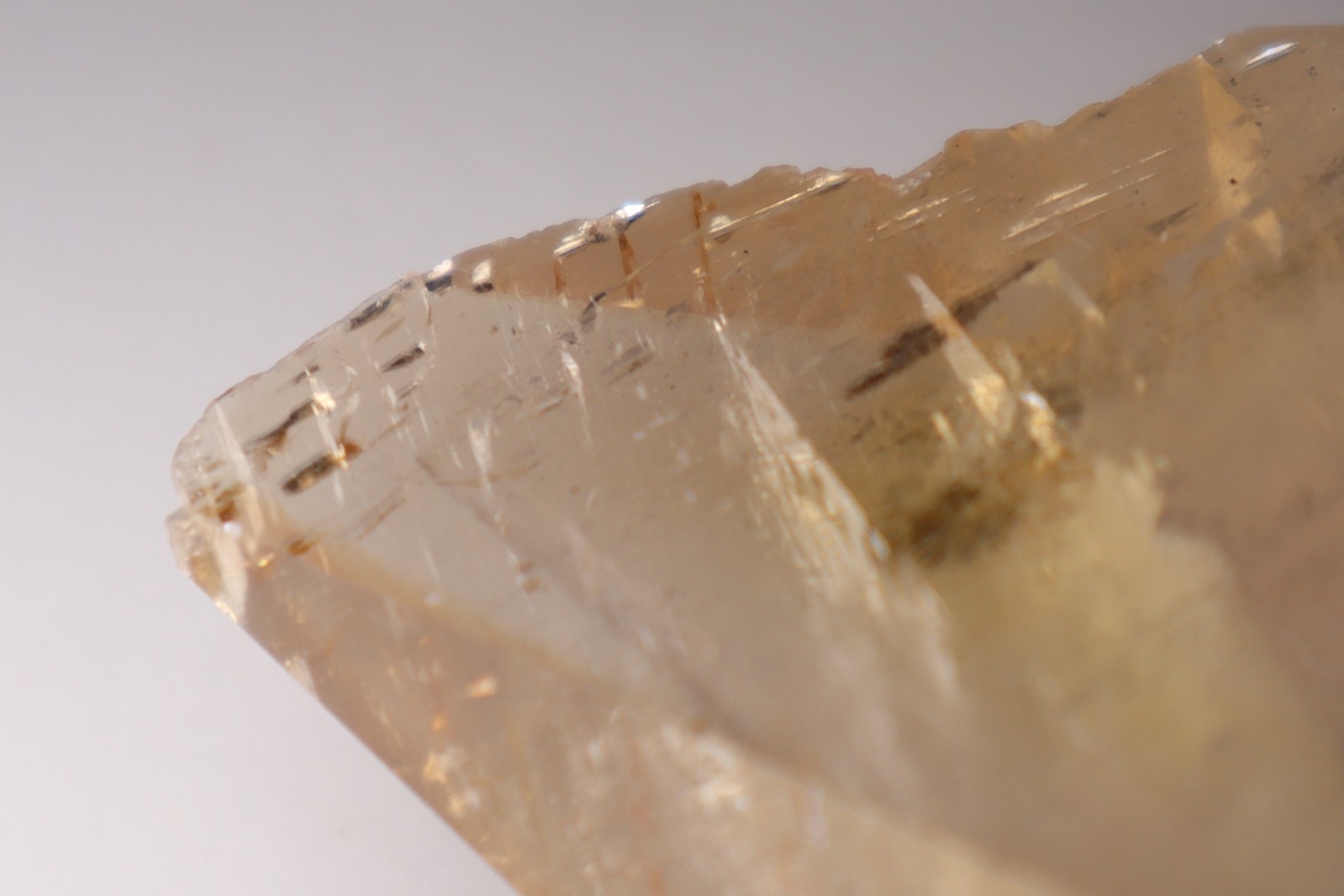 HUGE Elmwood Mine GOLDEN CALCITE Double Terminated Crystal Cluster 645g