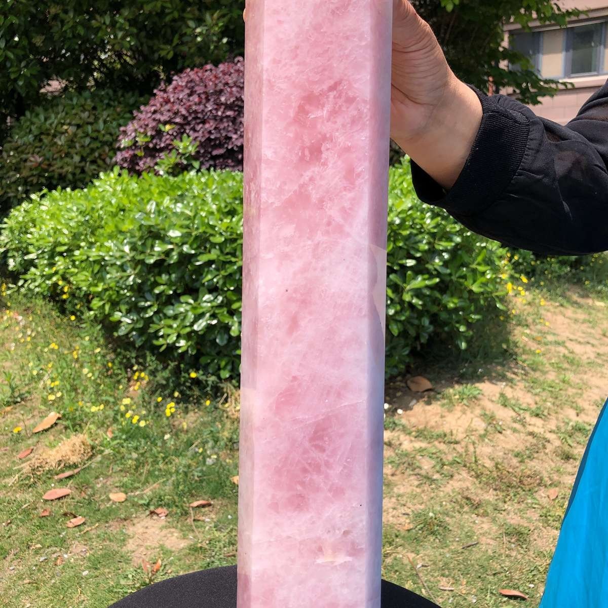 10.09LB Large Natural Powder Crystal Column Wand Obelisk Mineral Healing 5050