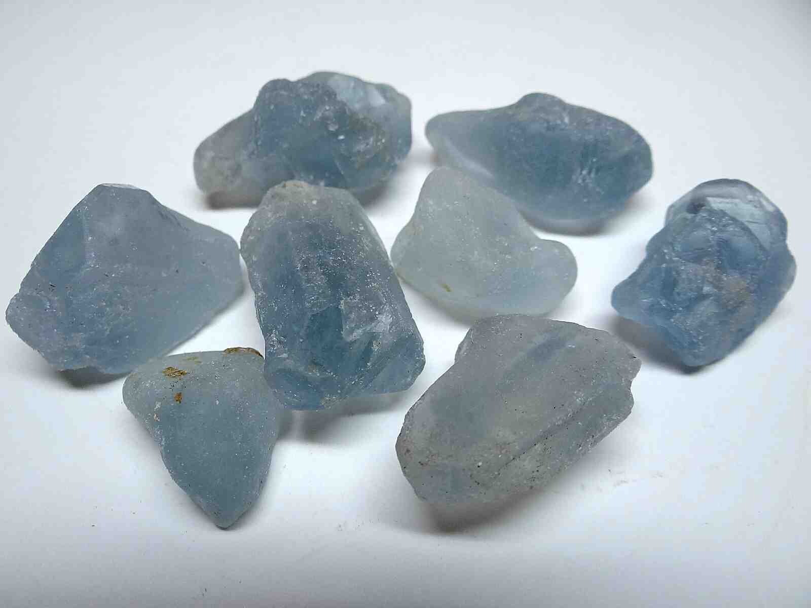 Celestite 1/2 Lb Sky Blue Crystals Natural Gemstones Mineral Specimens