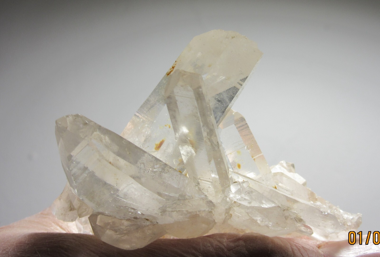 Arkansas Natural Quartz Crystal 2 3/8″ Cluster Collectible Reiki MIAQC-1