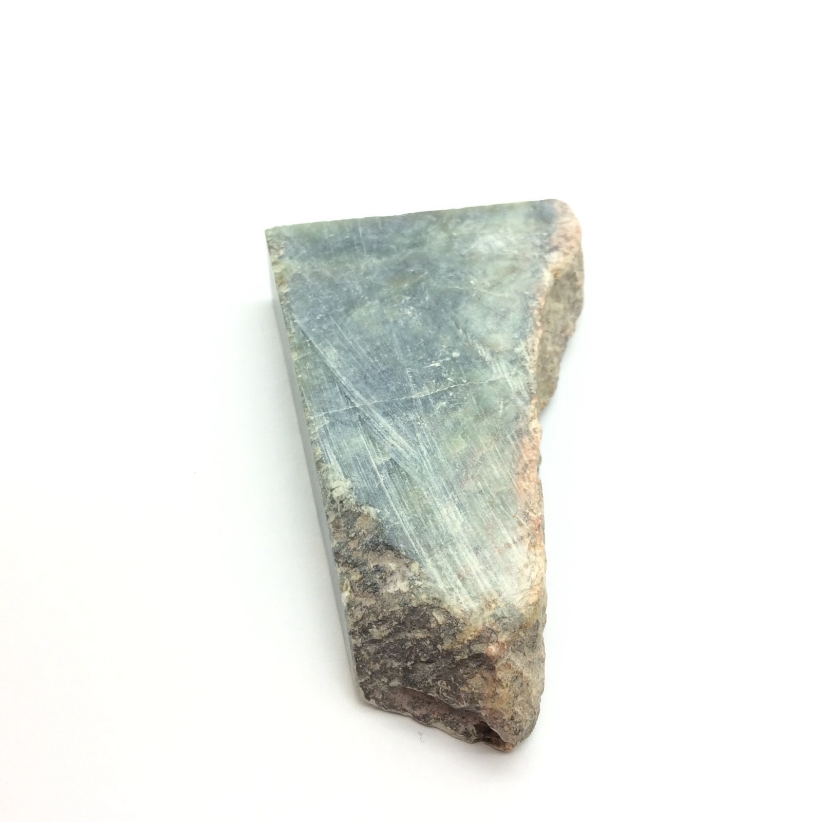 Siberian Jade Slab Green Nephrite Jade Lapidary Stone Sayan Mountain Siberia #22