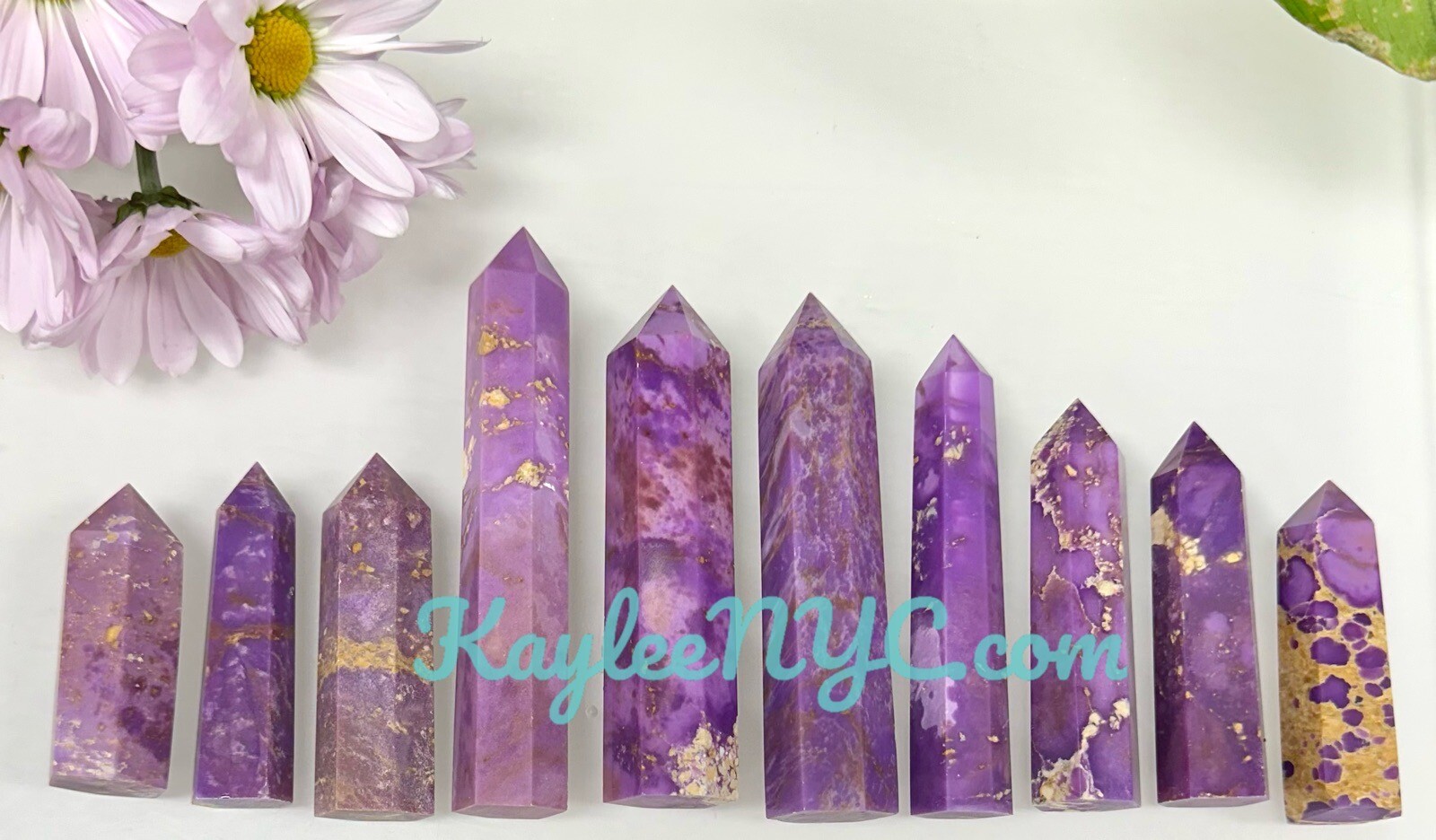 Wholesale Lot 1 Lb Natural Phosphosiderite Obelisk Tower Point Crystal