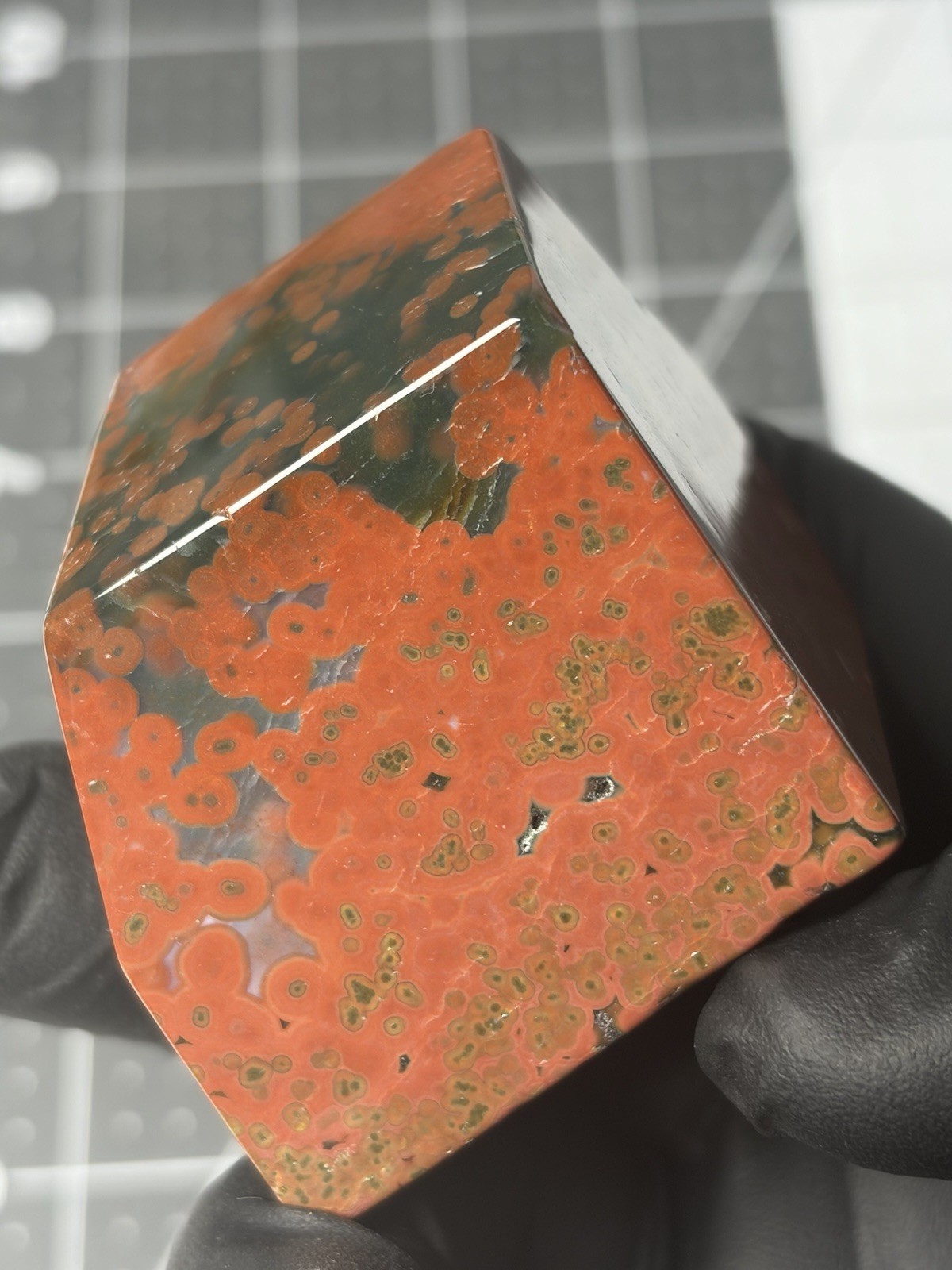 Ocean Jasper Free Form Red Orbs