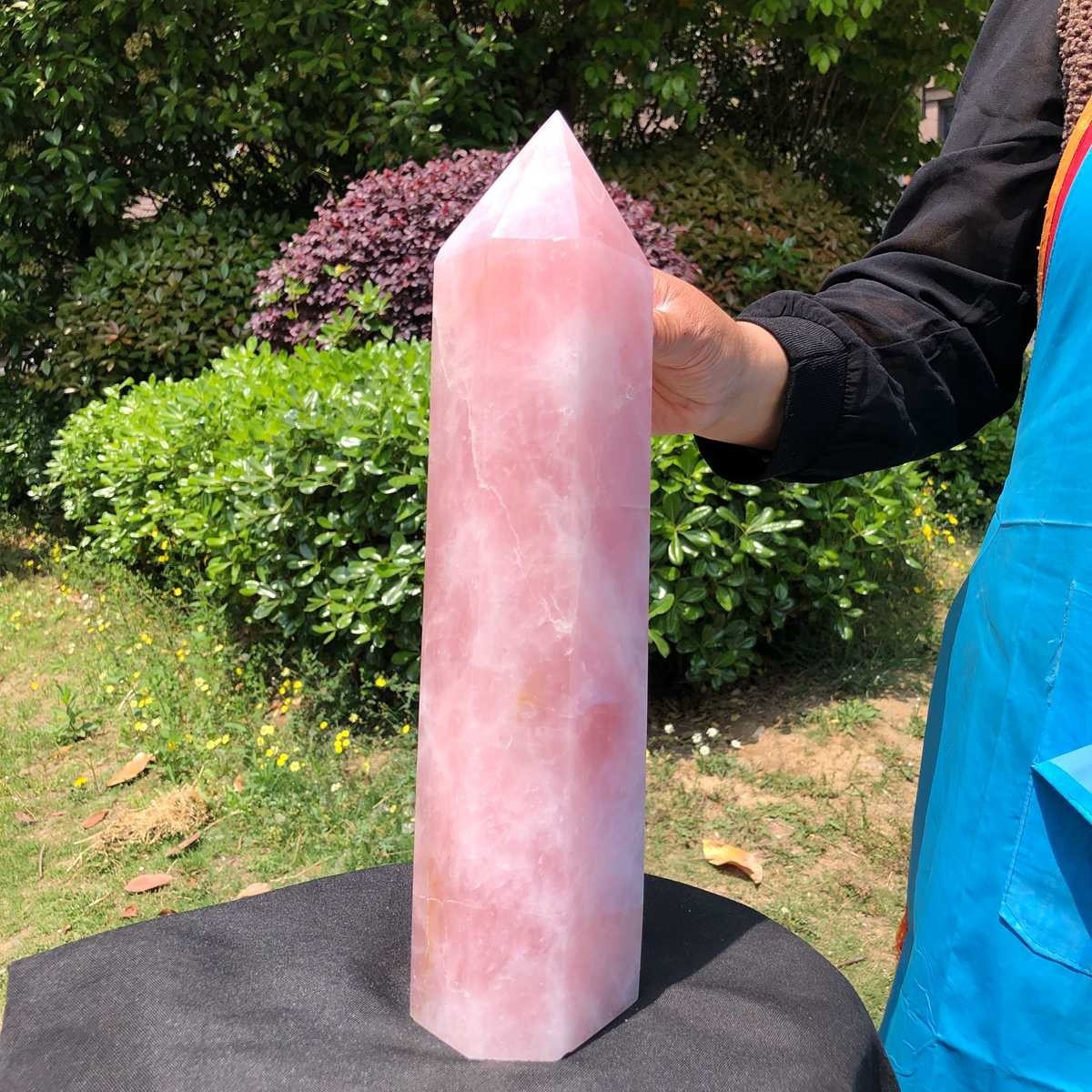 9.46LB Large Natural Powder Crystal Column Wand Obelisk Mineral Healing 5052