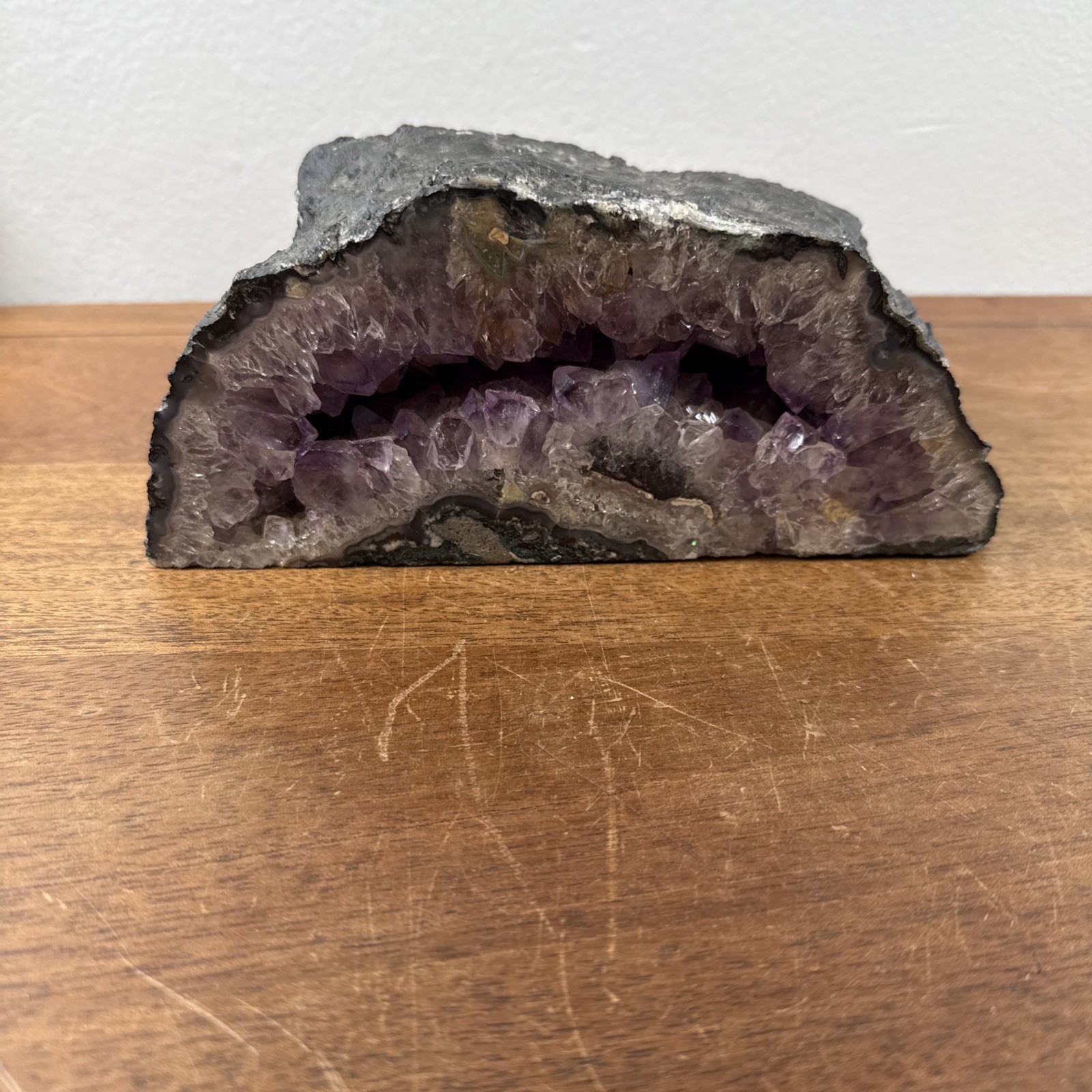 Amethyst Genuine Crystal Free Standing Geode 5lbs
