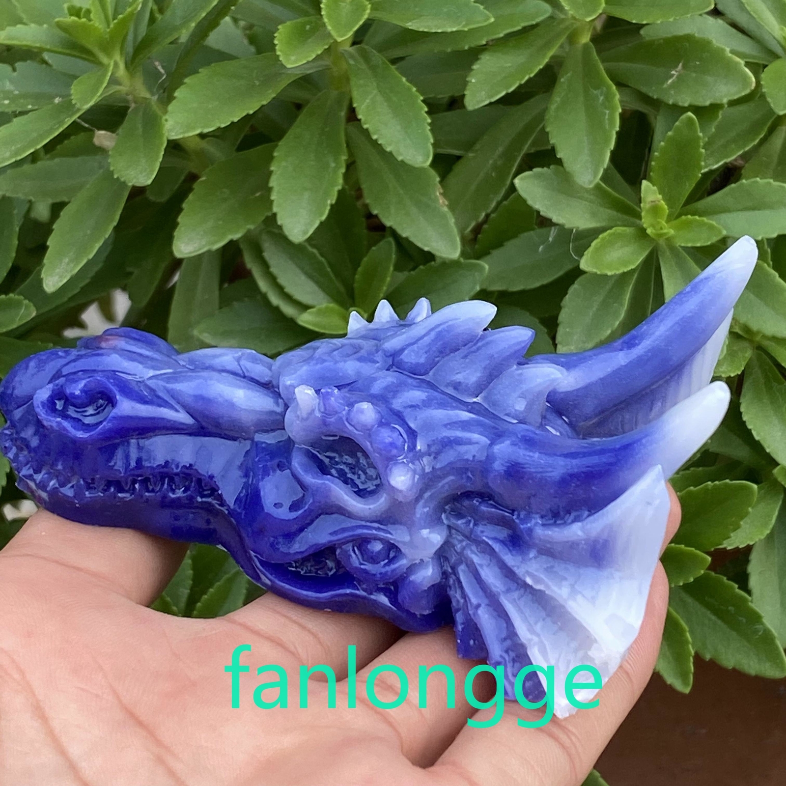 3.5″ Luminous Stone Pink Dragon skull Carved Quartz Crystal Gift Healing 1pc