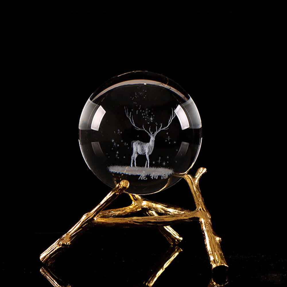 Sphere Holder Stand Base Natural Crystal Ball Display Meditation Home Decor US-