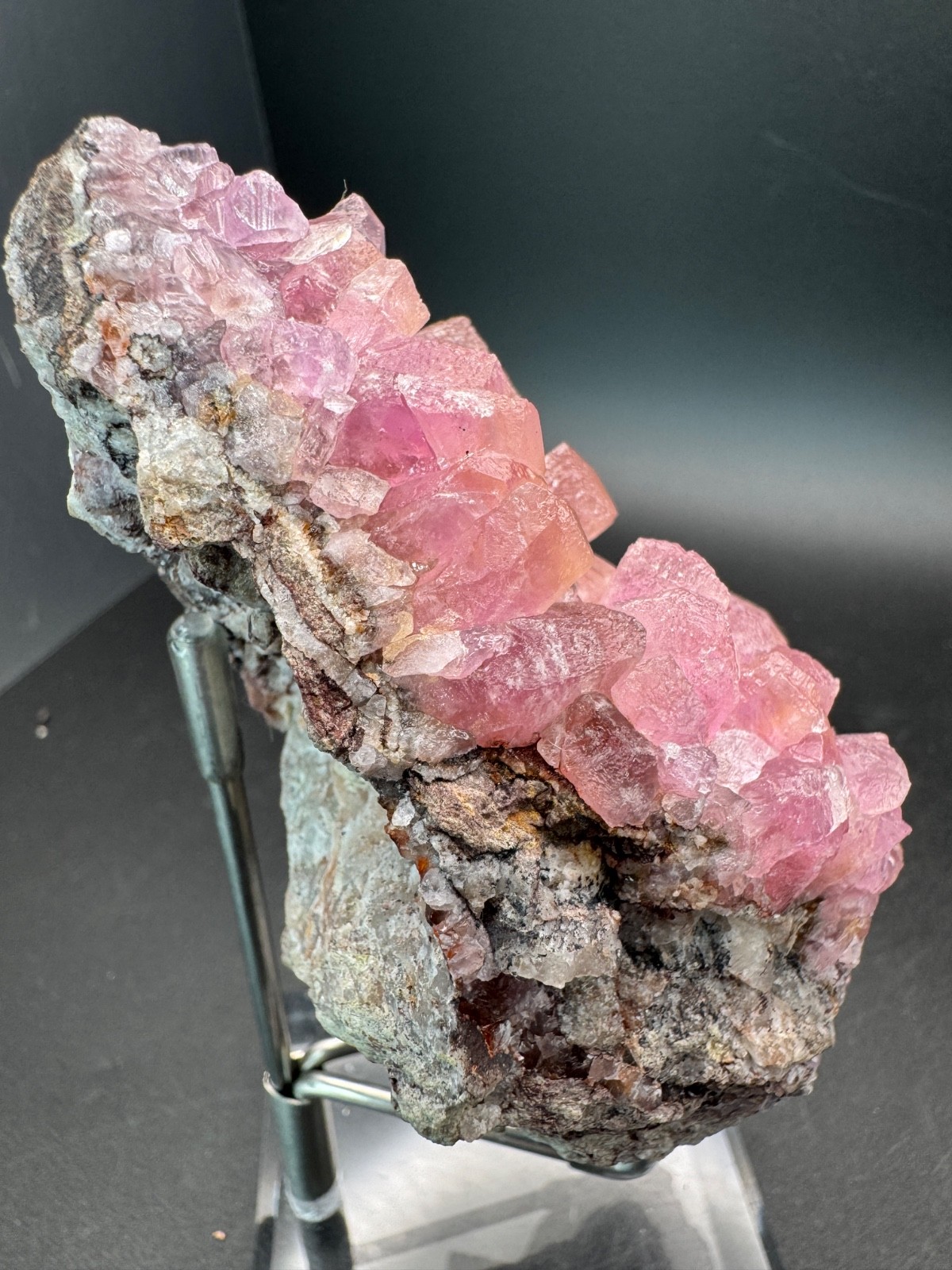 6869 HIGH QUALITY, Huge, Gemmy Cobaltoan Calcite Crystals Morocco 195g