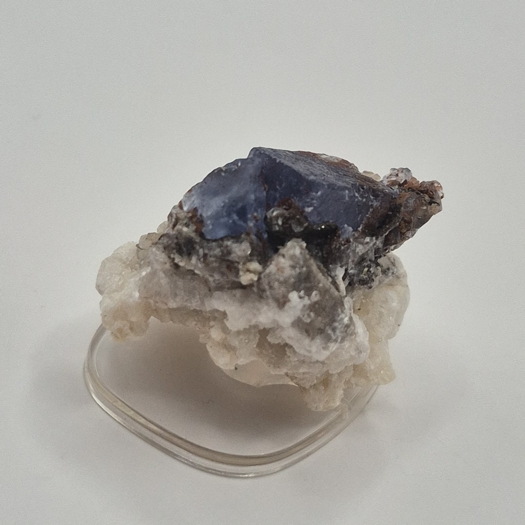 Estate! Blanchard Mine Blue Cubic Fluorite Mineral Specimen Bingham NM Thumbnail