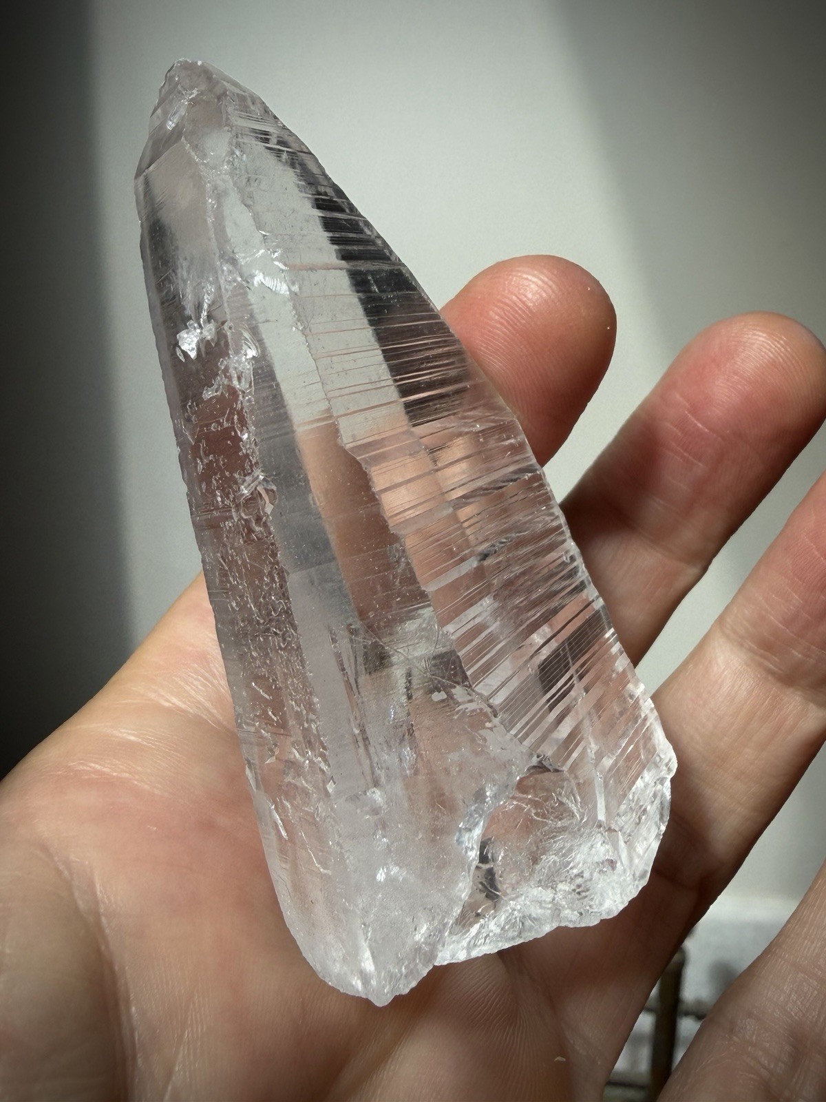 Lemurian Quartz Crystal Optical Quartz Self Healed Quartz Brazil Crystal