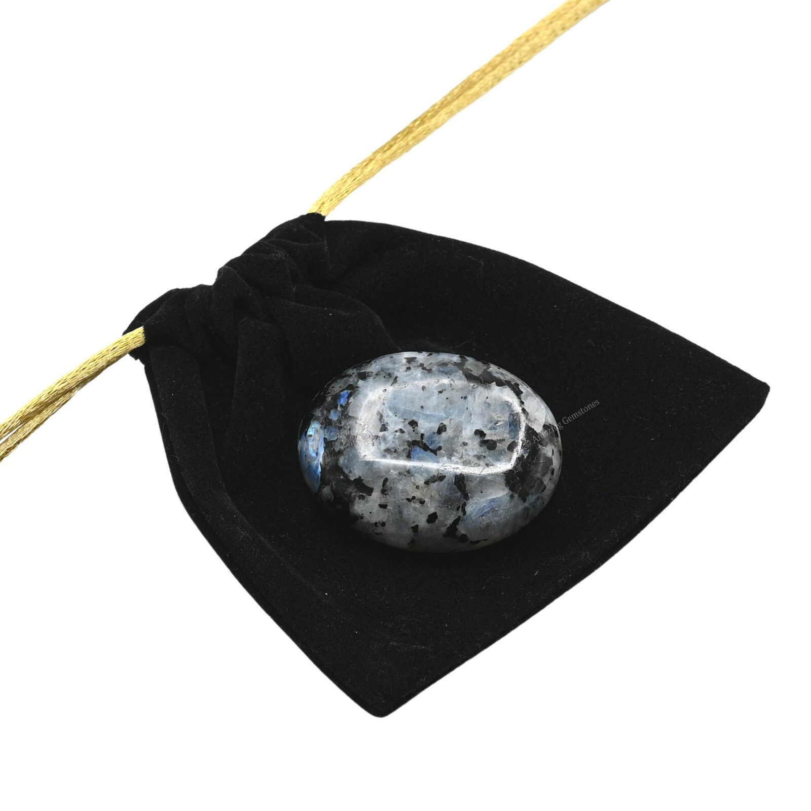 Rainbow Moonstone Crystal Palm Stone