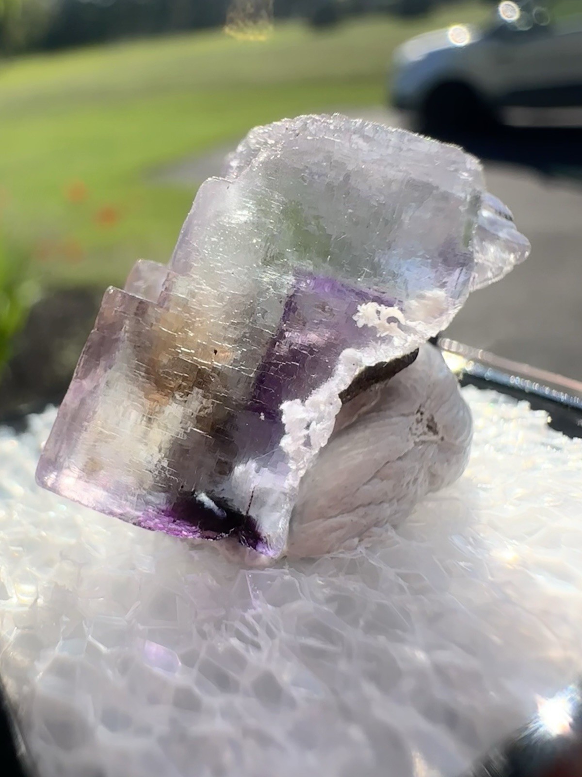 Etched Purple And Blue Fluorite, Minerva No. 1, Illinois