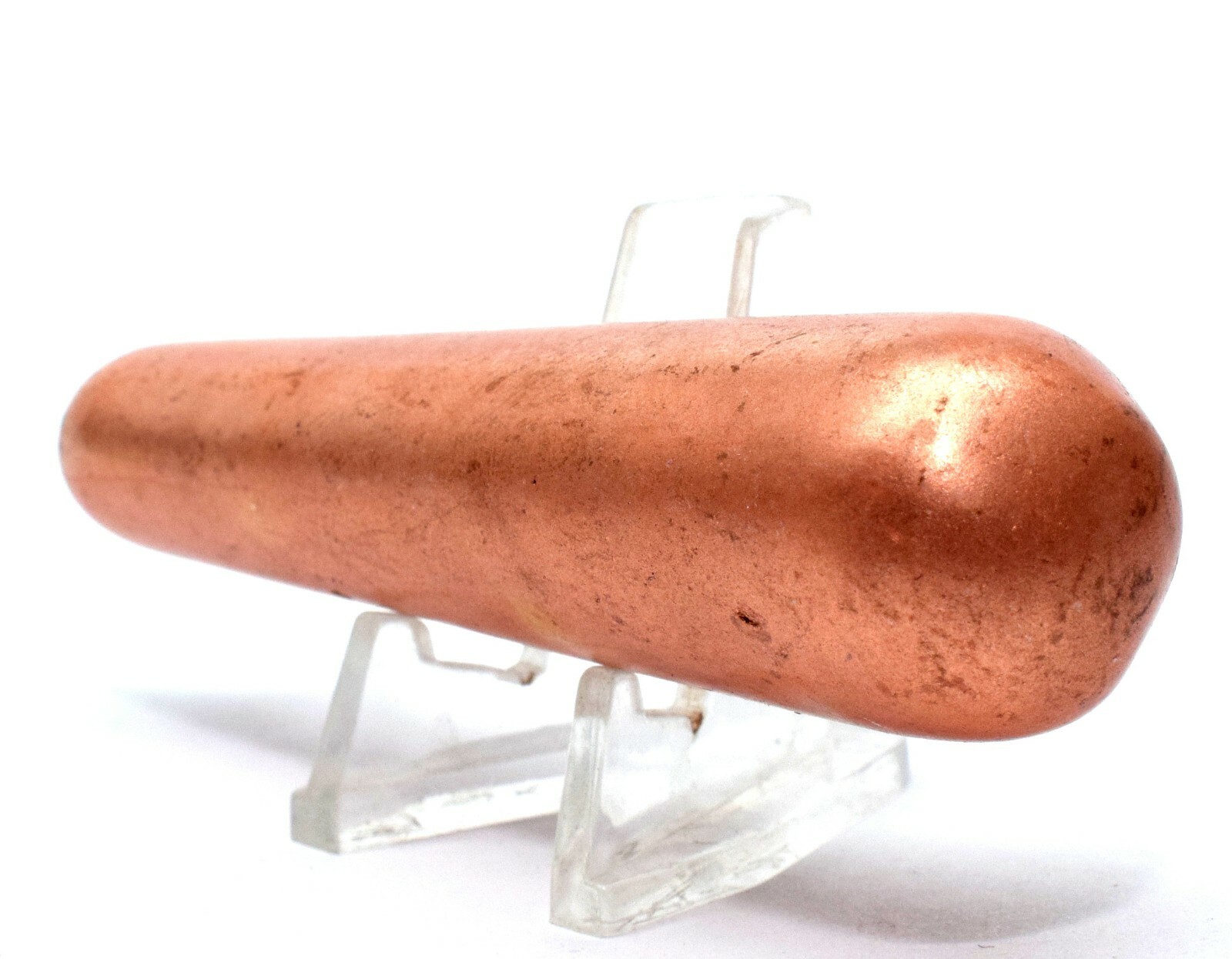 3.5″ Native Michigan Solid Copper Crafted into Metal Massage Wand Point (1PC)