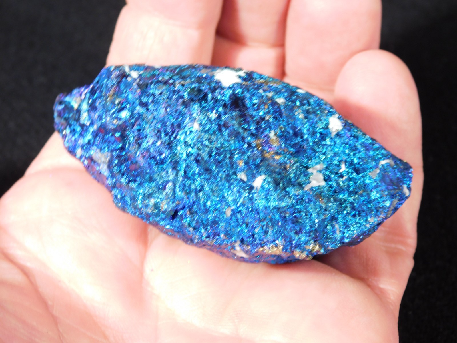 Bright IRIDESCENT Peacock Copper Chalcopyrite or Peacock Ore Mexico 173gr
